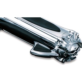 Kuryakyn 6286 Accesorio para manubrio de Motocicleta: Zombie Skull Throttle Boss, Cromo, Paquete de 1, Mediano