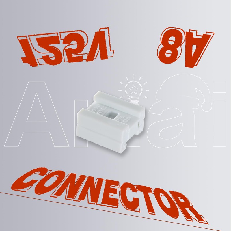Aniai SPT-2 Wire Connectors White 25PCS - 18AWG Push Quick
