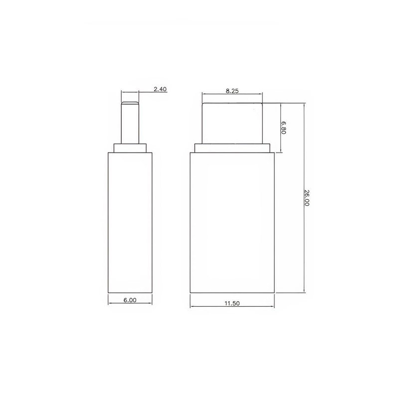 CABLEPELADO Adapter Micro-USB-Buchse auf USB-C-Stecker, USB C auf Micro-USB, Datenübertragungsraten