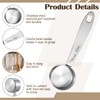 Nogeqi 2 Tablespoon Measuring Spoon Coffee Scoop, Stainless Steel Coffee