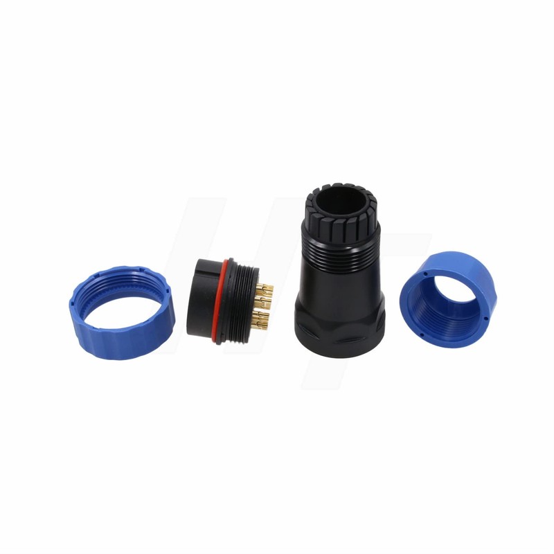 HangTon HE29 12 Pin Male Waterproof IP68 Round Current Socket