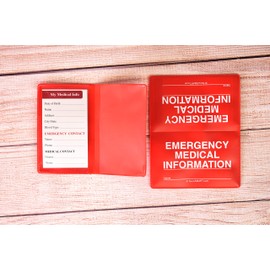 STORE SMART - Folding Wallet Vial of Life & Pet Records - 5-Pack - Emergency Medical Information Holder for ID - VOLPRWLT-5