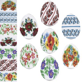 Diximus Thermo Heat Shrink Sleeve Decoration Easter Egg Wraps Pysanka Pysanky (Vyshyvanka)