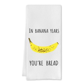 Cilrii Funny Kitchen Towels,Funny Banana Hand Towels, Humorous Birthday Dish Towels,Banana Gifts,Banana Gifts for Women,Birthday Gifts,Banana Decor,16 X 24 Inches