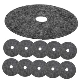 Abaodam 20pcs Ruderal Barrier Grass Control Fabric Mats Non Woven Prevention Cloth for Durable Root Barrier for Flower Pots Moisture Retention Ground Cover