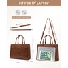 LOVEVOOK Laptop Bag for Women 17 Inch Work Tote, Business