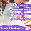 12 PCS 12 x 18 Inches Clear Quilting Template Plastic
