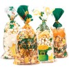 100 Pcs St Patrick's Day Cellophane Gift Bags,St Patrick's Day