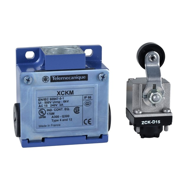 Telemecanique Sensor OsiSense XC Standard limit switch XCKM - thermoplastic