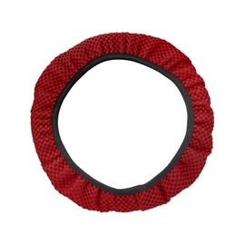 REPAIROCK Steering Wheel Cover Universal Elastic Stretch Antislip Breathable Microfiber Ice Silk Interior Trim Wheel Protector for Car Truck SUV Red Auto Replacement Parts