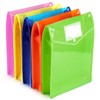 A4 Document Folder, Pack of 5, Plastic Document Bag, Collecting