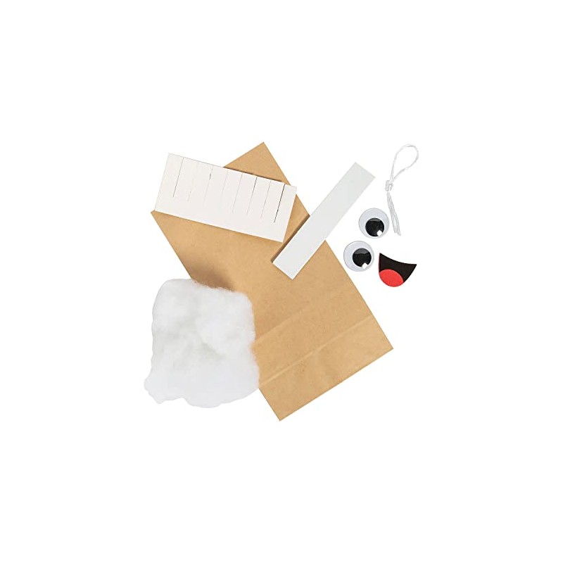3D Turkey Leg Paper Bag Craft Kit - Makes 12