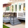 Handrails for Outdoor Steps, Metal Stair Railing Hand Rails, 5
