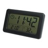prendre PR-YD005-BK Digital Clock, Thermo-Hygrometer, Small, Compact, Stand, Wall Clock,