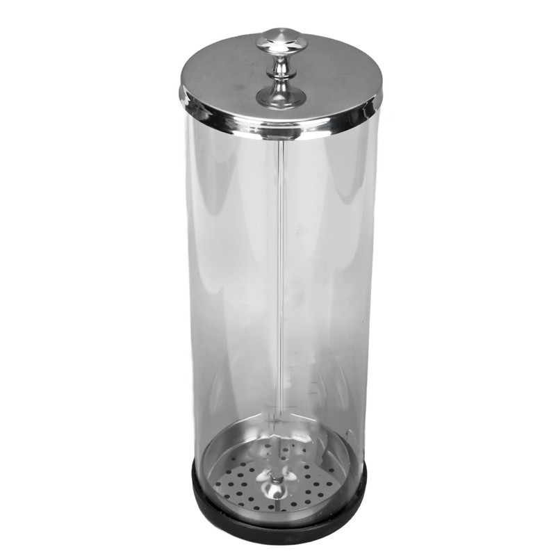 Barbicide Soaking Jar Large Glass Cleaning Jar for Barber Tools