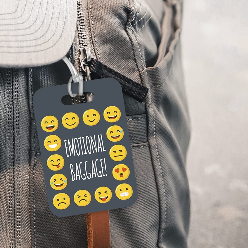 LT137 All Smiley's Emotional Baggage! Novelty Funny Unique Designer Gift