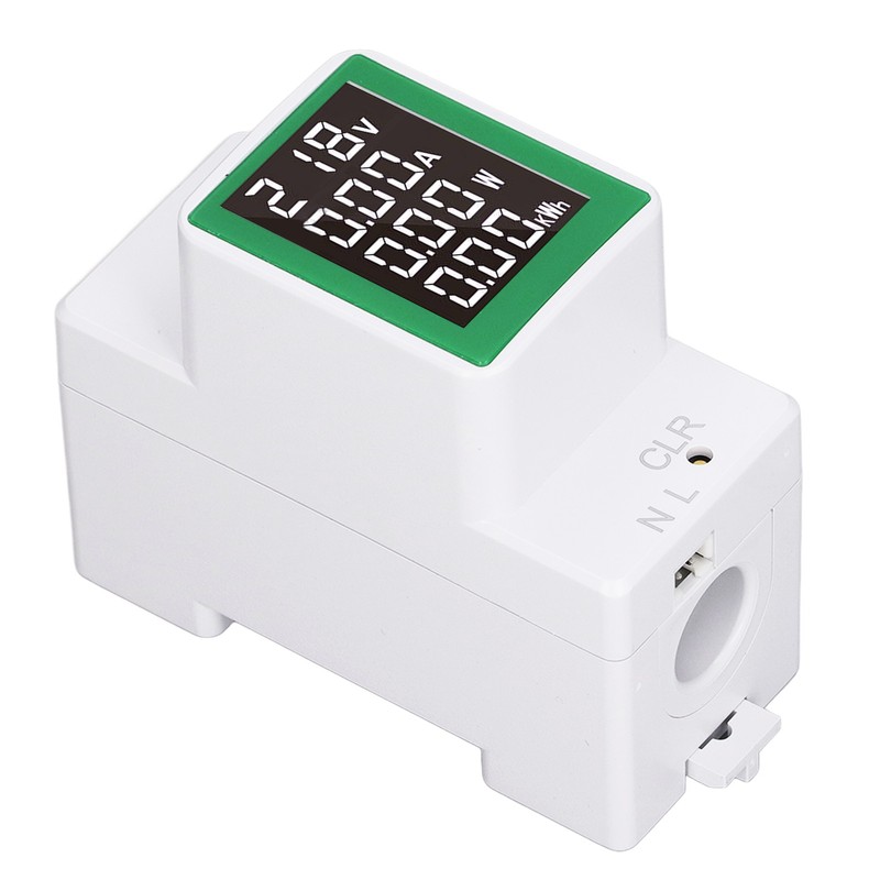 Digital Energy Meter Single Phase Tester Electricity Usage Monitor AC