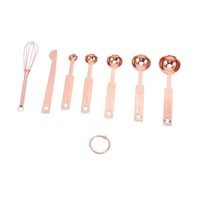 Measuring Spoons 7 in 1 Stainless Steel Stackable Design Multifunction