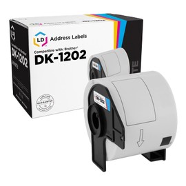 LD Products Compatible Shipping Label Roll Replacement for Brother DK-1202 (White, 300-Pack) for use in QL-1050, QL-1060N, QL-500, QL-550, QL-570, QL-570VM, QL-580N, QL-650TD, QL-700, QL-720NW