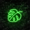 Monstera Leaf LED Neon Sign, Green Leaf Neon Sign, Plant