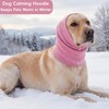 Dog Calming Hoodie, Noise Reduction Ear Cover for Anxiety Relief,