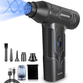 Compressed Air Duster Electric Cordless: 150000RPM Rechargeable Jet Dry Blower for Computer,Car,Outdoors - Electric Air Duster For Pc