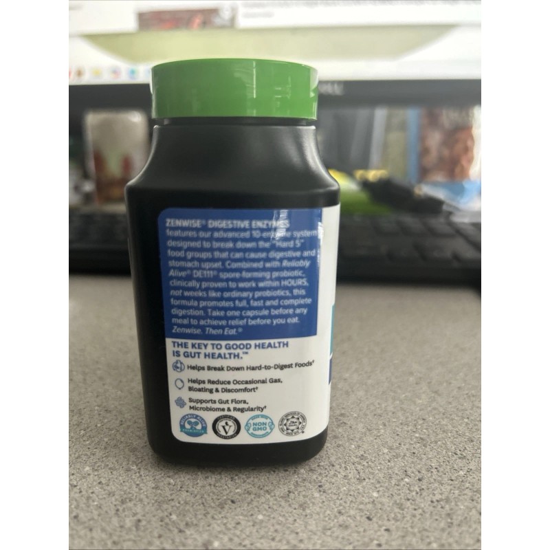 Zenwise Digestive Enzymes & Probiotics for Gut Health - 60
