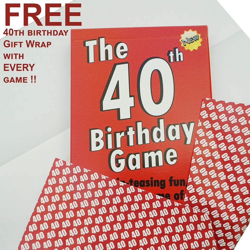 The 40th Birthday Game - amusing little gift or present