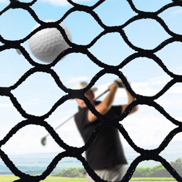 OCASAMI Heavy-Duty Golf Practice Net Impact Netting Black Backyard Sports