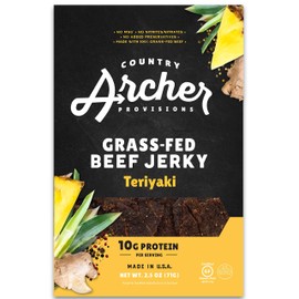 Country Archer Teriyaki Beef Jerky, 2.5 Ounce -- 12 per case.
