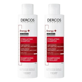 2pc Shampoo Estimulante Vichy Dercos Energy+ Anticaída 200ml