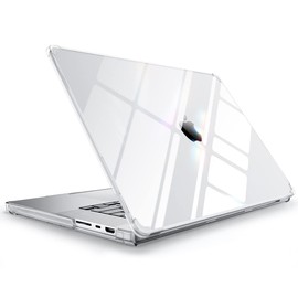 SUPCASE for MacBook Pro 16 Inch Case 2021-2024 Release (Unicorn Beetle Clear), M4/M3/M2/M1 Pro/Max Chip [Anti-Scratch] Slim Cover Accessories for MacBook Pro 16'' with Touch ID, Clear