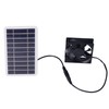 2.5W Solar Panel Fan Solar Pet Exhaust Air Flowing Fan