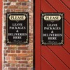 Faittoo Please Leave Packages and Deliveries Here Sign, 2-Pack 14