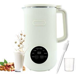 8-in-1 Automatic Soy Nut Milk Maker,40oz Soy Milk Maker for Homemade Almond,Oat,Soy Milk,Rice Paste,Complementary Food,Juice,Milk Maker Machine with Delay Start/Keep Warm/Self Clean/Boil Water