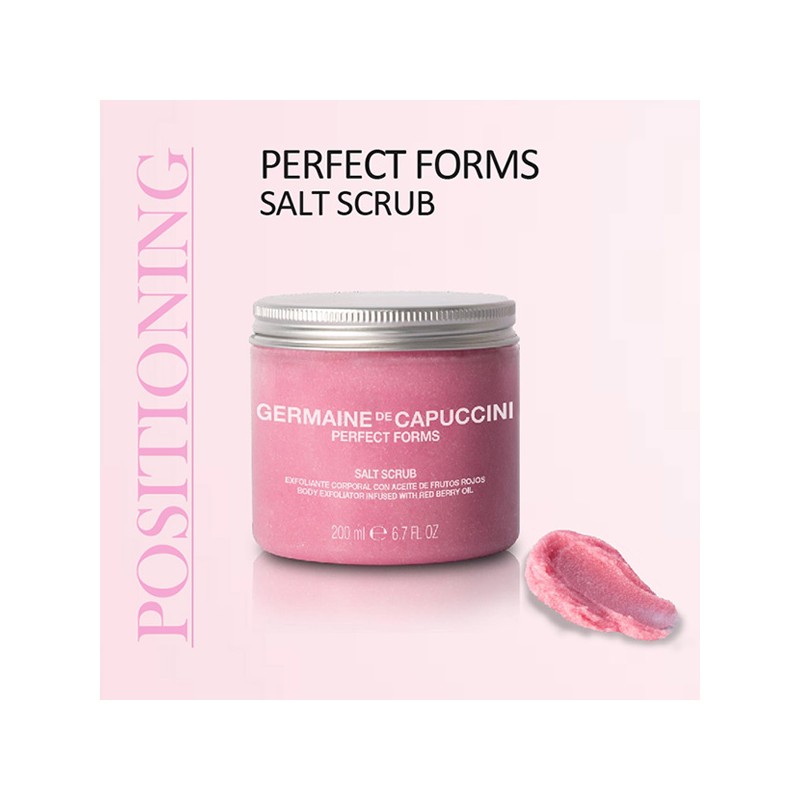 own brand Cappuccini Red Berry Pink Salt Scrub 200ml Pink