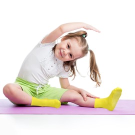 Toddler Kids Non Slip Socks- 12 Pairs Anti Slip Rainbow Socks for Girls Boys 1-10 Years Old Everyday Wear, Assorted Colors Children Socks with Grip(#2 Rainbow- 12 Pairs,1-3 Years)