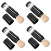 Healeved 4pcs Blush Brush for Women Portable Powder Applicator for