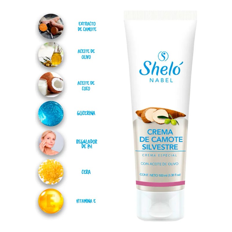 Camote Silvestre Crema Menopausia Vitamina 100ml