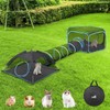 Outdoor Cat Enclosures for Cats Indoor, Patio Portable Mesh Cat