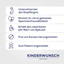 Ritex Kinderwunsch Lubricant 8 Applicators 4 ml Each, 1 Pack = 1 x 8 Items