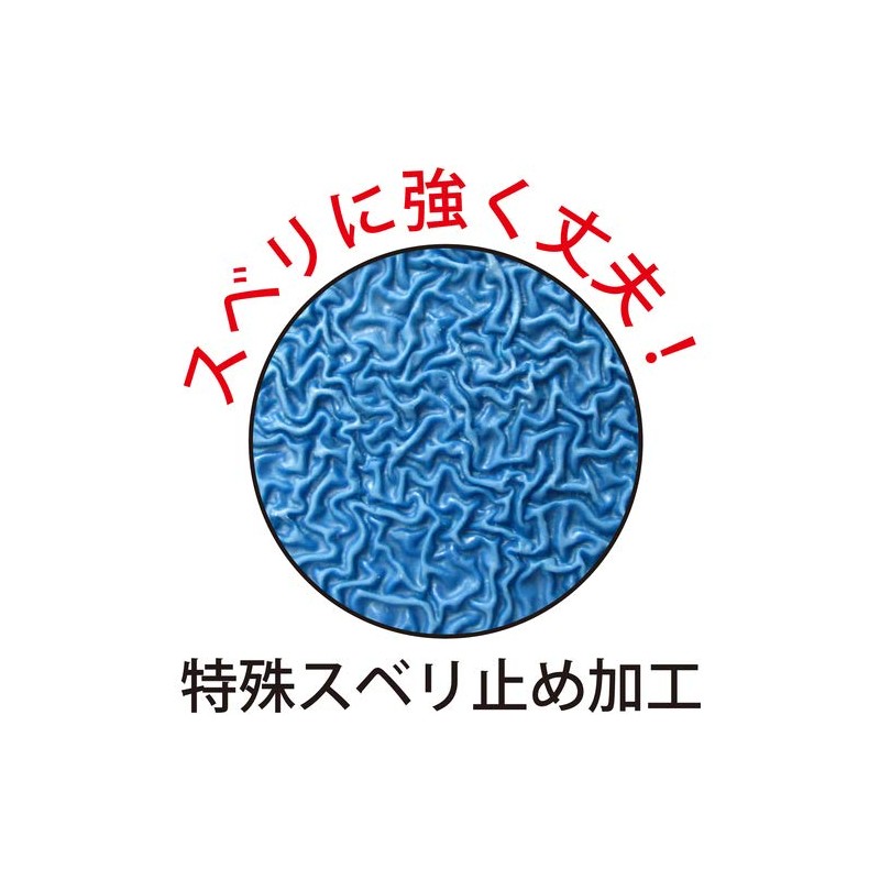 東和コーポレーション(Towa Corporation) 天然ゴム背抜き手袋 ブルーライナー3双組 M 3双入 300-3P-M