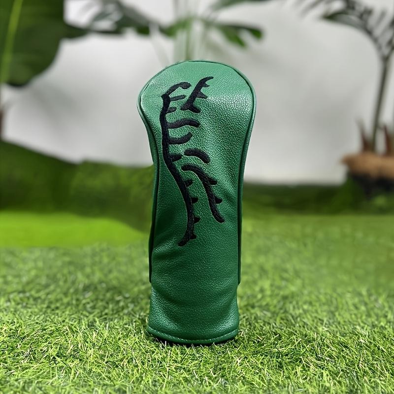 Abstract Tiger Golf Club Head Cover, Green, Durable & Waterproof,