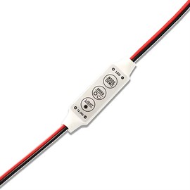 5×Mini 3-Button LED Single Color Controller DC 12V/24V 6A dimmer for 5630/3528/5050/2835 COB Strip Light Brightness dimming Control