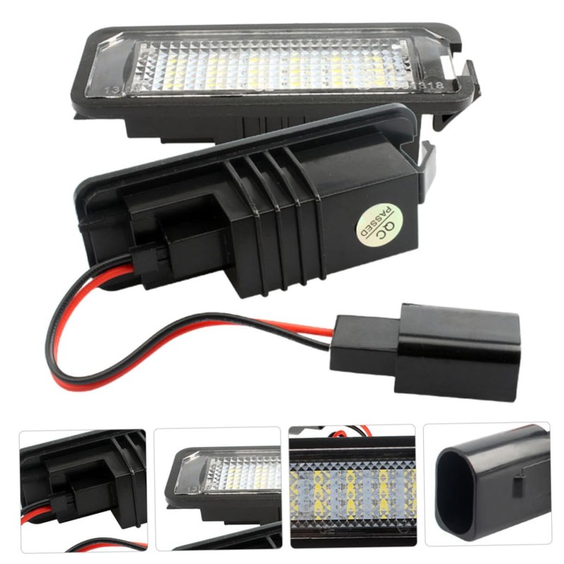 Zerodeko 2Pcs LED License Plate Light Replacement Ultra Bright Car