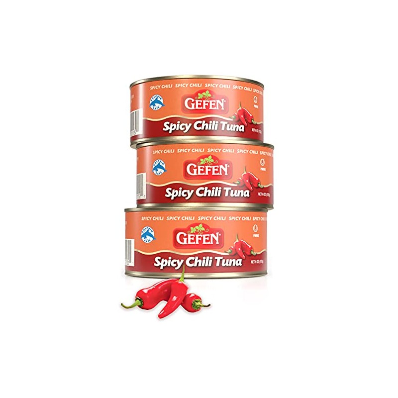 Gefen Super Spicy Chili Tuna 6oz (3 Pack) | Delicious
