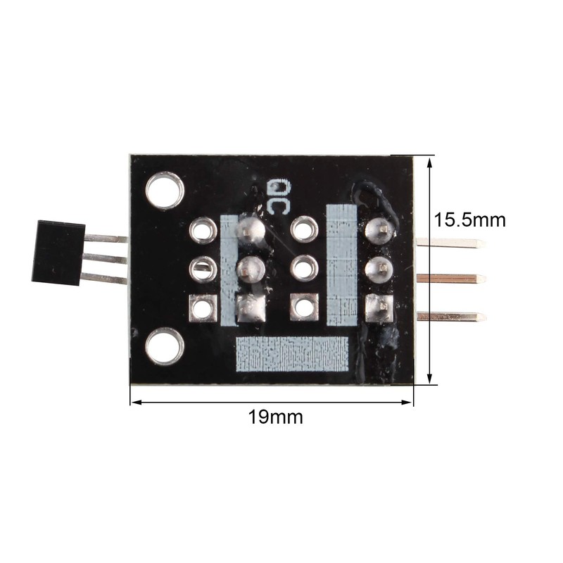 HALJIA 5Pcs KY-003 Hall Effect Magnetic Sensor Module DC 5V