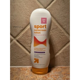 Up & Up Sport Sunscreen Lotion Broad Spectrum SPF 30 10.4 fl oz Exp 03/2027