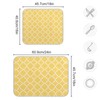 Super Absorbent Dish Drying Mat, Microfiber Fast-Drying Dish Mat, 24"