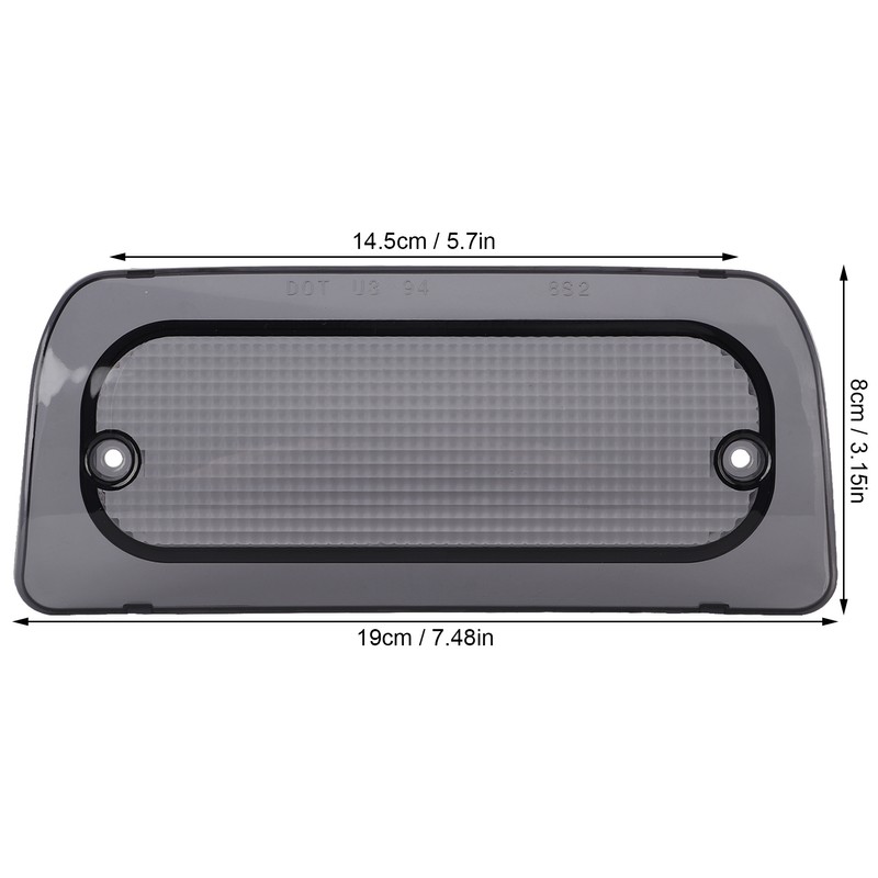 3rd Brake Light Lens Cover Car Exterior Accessory Replacement for